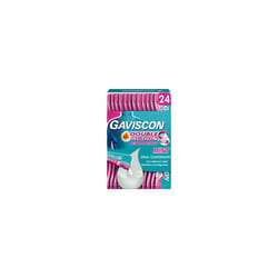 Gaviscon Double Action Sachets, Mint, 24 X 10ml, Heartburn Relief, Acid Reflux, Indigestion Liquid Gerd, Gastro Resistant, Gets To Work Instantly, La