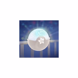 Infantino Soothing Light and Projector - Clip-on Crib Night Light with Grow-With-Me Design, Starry Night Projector and Tabletop Light with Built-