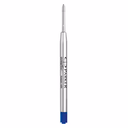 Parker QUINK flow Ballpoint Pen Medium Tip Blue Ink Refills, 6 Refills