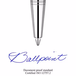 Parker QUINK flow Ballpoint Pen Medium Tip Blue Ink Refills, 6 Refills