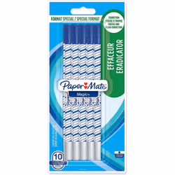 Paper Mate 2027798 Magic+ Eradicator and Correction Pen Fine Nib - Blue (Pack of 10)