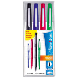 Paper Mate Flair Pen Easel Case  Medium Tip (0.7 mm)  Assorted Colours  Case of 10