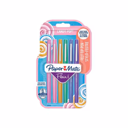 Paper Mate Flair Felt Tip Pens | Medium Tip (0.7 mm) | Candy POP Colours | 6 Count