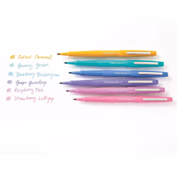 Paper Mate Flair Felt Tip Pens | Medium Tip (0.7 mm) | Candy POP Colours | 6 Count