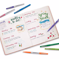 Paper Mate Flair Felt Tip Pens | Medium Tip (0.7 mm) | Candy POP Colours | 6 Count - Additional view 6