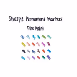Sharpie Fine marker 24 pc(s) Fine tip Black - Additional view 6