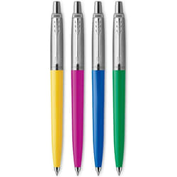 Parker Jotter Originals Ballpoint Pen, Black Ink, 4 pcs