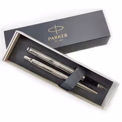 Parker 2093258 pen set Black, Silver 2 pc(s)