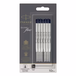 Parker Quinkflow Medium Black 10 pc(s)