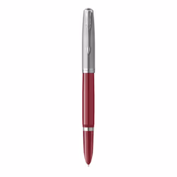 Parker 51, Burgundy, Stainless steel, Black, Palladium, Stainless steel, Fine, Gift box