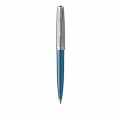 Parker 51, Clip, Twist retractable ballpoint pen, Refillable, Black, 1 pc(s), Medium