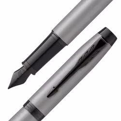 Parker IM Achromatic fountain pen Cartridge filling system Black, Grey 1 pc(s)