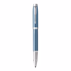 Parker IM Premium, Clip-on retractable pen, Blue, Grey, Black, Brass, Lacquer, Fine