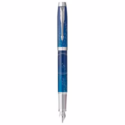 Parker 2152859, Blue, Metallic, Black, Stainless steel, Lacquer, Stainless steel, Fine