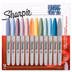 Sharpie PERM MARKER MYSTIC GEMS PK12