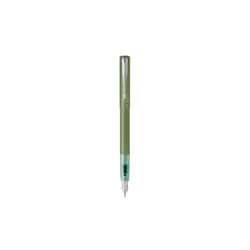 Parker Vector XL, Green, Cartridge filling system, Blue, Stainless steel, Fine, 1 pc(s)
