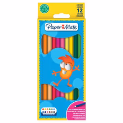 Papermate Paper Mate Childrens Colouring Pencils Pre-Sharpened Coloure