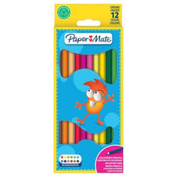 Papermate Paper Mate Childrens Colouring Pencils Pre-Sharpened Coloure