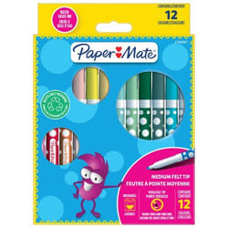 Papermate Paper Mate Childrens Felt Tip Colouring Pen Washable Assorte