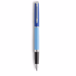 Waterman Hémisphère, Blue, Blue, Lacquer, Stainless steel, Fine, Ambidextrous