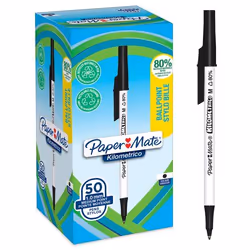 Papermate E KILOMET BALLPOINT BLK PK50