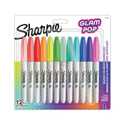 Sharpie 2198780 marker 12 pc(s) Fine tip Blue, Green, Orange, Pink, Purple, Red, Yellow