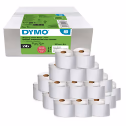 DYMO etiketten LabelWriter ft 101 x 54 mm, wit, 220 etiketten, multipack van 24 rollen White - Additional view 2