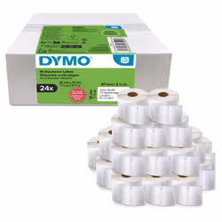 DYMO Authentic LabelWriter Multi-Purpose Labels | 32mm x 57mm | 24 Rolls of 1,000 Easy-Peel Labels (24,000 Count) | Self-Adhesive | for LabelWriter Label Makers - Additional view 2