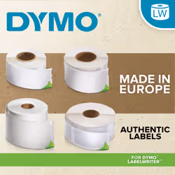DYMO Authentic LabelWriter Multi-Purpose Labels | 32mm x 57mm | 24 Rolls of 1,000 Easy-Peel Labels (24,000 Count) | Self-Adhesive | for LabelWriter Label Makers - Additional view 8
