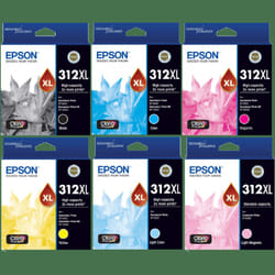 GENUINE Original Epson 312XL 6 Colours Ink Cartridge Toner XP-8500 XP-15000