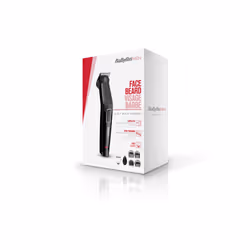 BaByliss MT725E beard trimmer Battery 3 7 mm Black