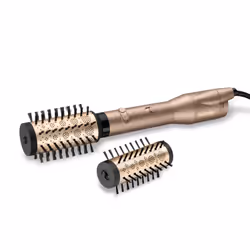 BaByliss Big Hair Dual – Gold Edition, Hot air brush, Warm, Gold, China, 2.5 m, 650 W