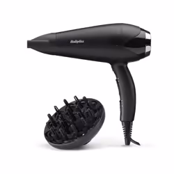 BaByliss D572DE, Black, Monochromatic, Hanging loop, 1.95 m, 2200 W, 1 pc(s)