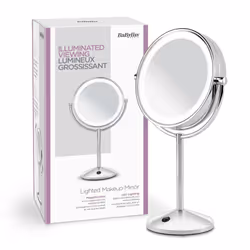 BaByliss 9436E makeup mirror Freestanding Round Stainless steel - Additional view 4