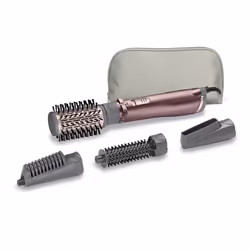 BaByliss AS960E, Hot air brush, Warm, All hair, Rose gold, 2.25 m, 1000 W