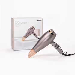 BaByliss Elegance 2100, Ceramic, Grey, Hanging loop, 2.2 m, 2200 W