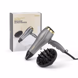 BaByliss 5513TE hair dryer 2300 W Gold, Titanium