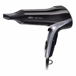 Braun HD710 hair dryer 2200 W Black, Silver