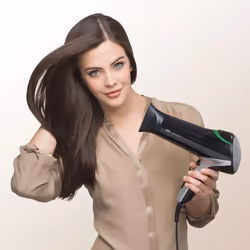 Braun HD710 hair dryer 2200 W Black, Silver