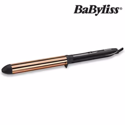 BaByliss Titanium Brilliance Wave Curling Wand 210Â°C 6 Digital Heat Settings