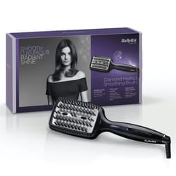 BaByliss 2440BDU Diamond Heated Smoothing & Straightening Brush With 3 Settings