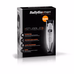 BaByliss 7896U For Men i Stubble 3 Beard Trimmer Shaver Cordless Silver - Additional view 6