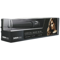 BaByliss Pro Dial a Heat Conical Wand 32-19mm With 25 Temperature Settings Black