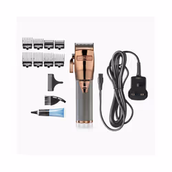 Babyliss Mens Cordless Clipper Super Motor Electric Hair Grooming Set Rose Gold