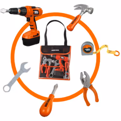 Simba Smoby Black and Decker Tool Bag