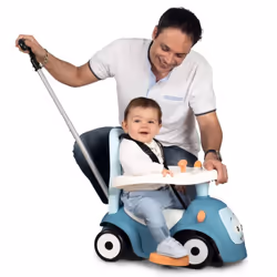 Smoby 3-in-1 Baby Ride-on Carrier Blue Kids Children Baby Ride on Carrier Set