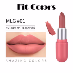 Mini Capsule Matte Lipstick Mist Velvet Non-fading Portable Mini Lipstick - 01#