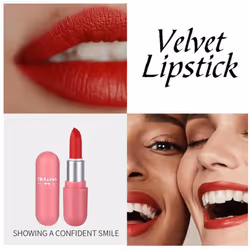 Mini Capsule Matte Lipstick Mist Velvet Non-fading Portable Mini Lipstick - 04#
