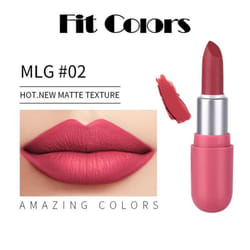 Mini Capsule Matte Lipstick Mist Velvet Non-fading Portable Mini Lipstick - 02#