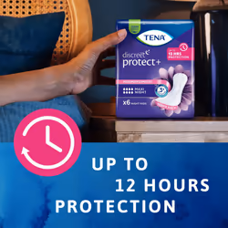 TENA Discreet Maxi Night, Incontinence Pads for Women, Specifically Designed for Night Time Protection with Wider Back and Extra Length, 48 Count (Pa